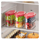 Potes Organizadores Herméticos Empilháveis 4 em 1.