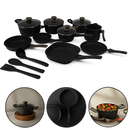 Cozinha Suprema 9 peças panela – Cerâmica Gourmet + 13 Utensílios.