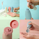 Conjunto de 11 Frascos Reutilizável para Viagens.